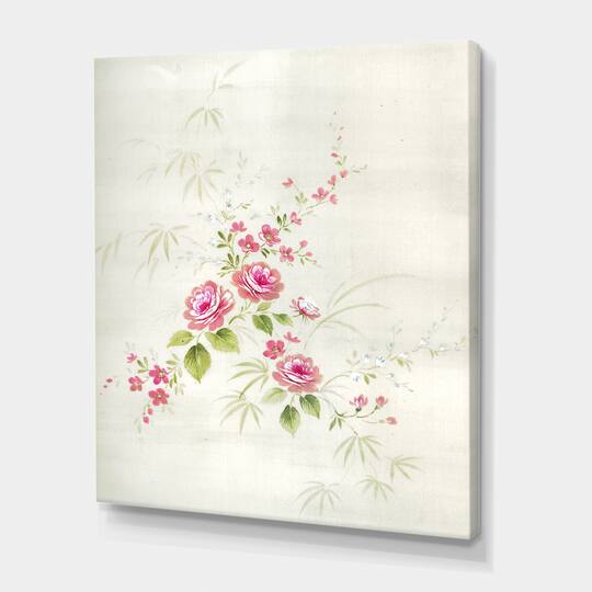 Designart - Retro Drawing of Flowers II